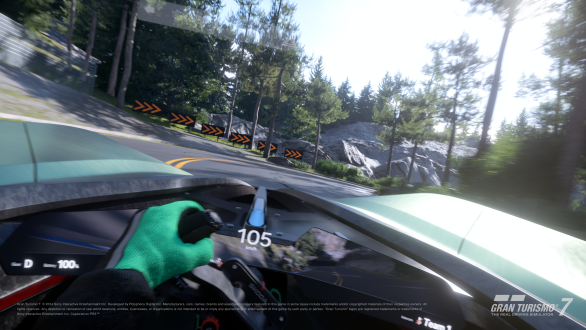 Škoda Vision Gran Turismo - i spelets miljö