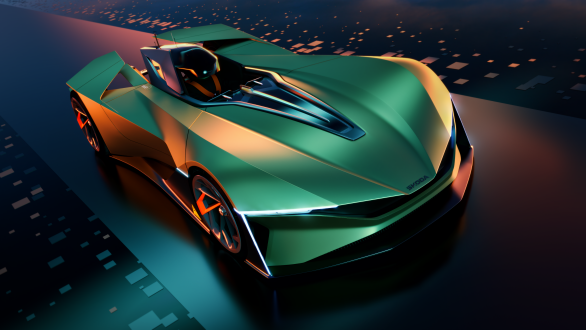 Škoda Vision Gran Turismo i spelet Gran Turismo 7 på Playstation 4 och 5.