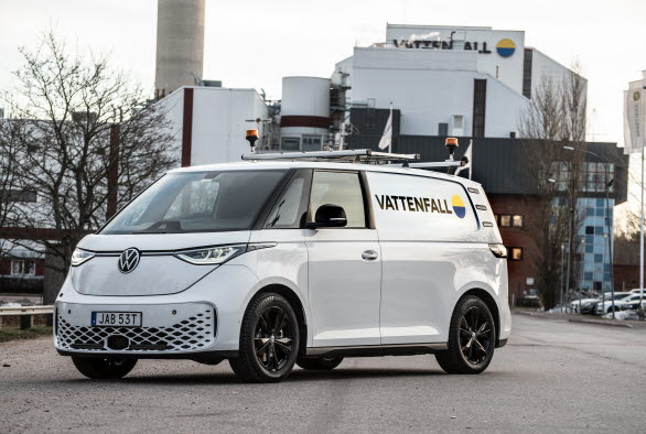 Vattenfall är den första kunden att få en ID. Buzz Cargo levererad.