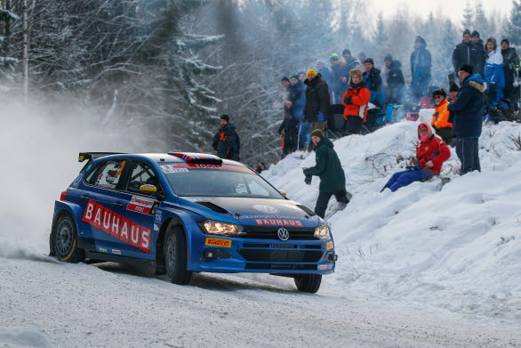 Folkfest på Bergslagsrallyt och Johan Kristoffersson stod för underhållningen.