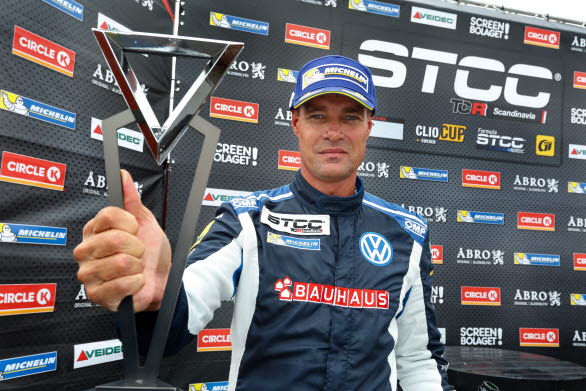 Fredrik Ekblom tog sin 37:e seger i STCC-karriären.
