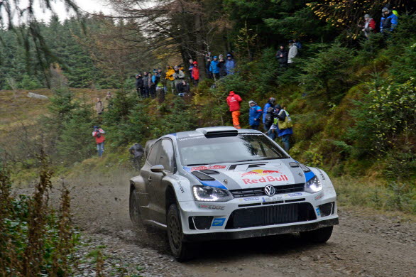 Dubbelt Volkswagen i topp! Sébastien Ogier vann VM-rallyt i Wales före sin teamkamrat Jari-Matti Latvala. 