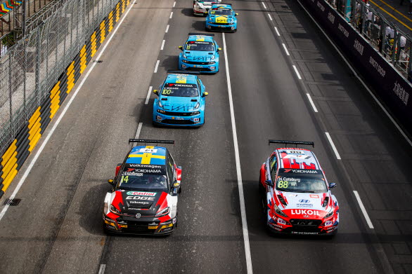 Johan gjorde bra starter i alla tre WTCR-racen i Macau. En stabil insats av värmlänningen.