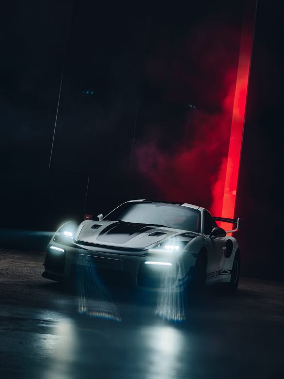Porsche presenterar unik Flachbau-modell baserad på 911 GT2 RS.
