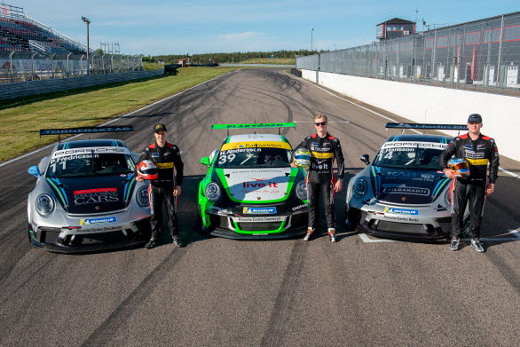 Porsche Carrera Cup Scandinavia ger tre unga förare från Driver Development Programme chansen att mäta sig mot tufft internationellt motstånd i Porsche Mobil 1 Supercup på Hockenheim.