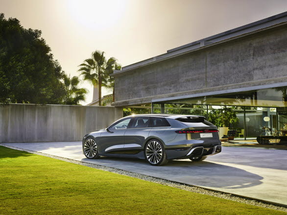 Eldrivna Audi A6 Avant e-tron concept