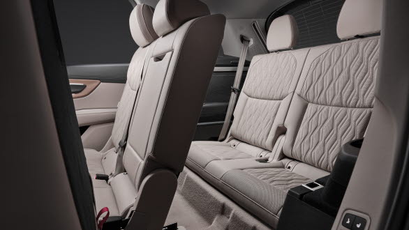 Den tredje sätesraden i sjusitsiga Audi Q7
