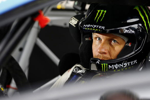 Petter Solberg var inte nöjd i Norge efter att ha blivit knuffad av banan.