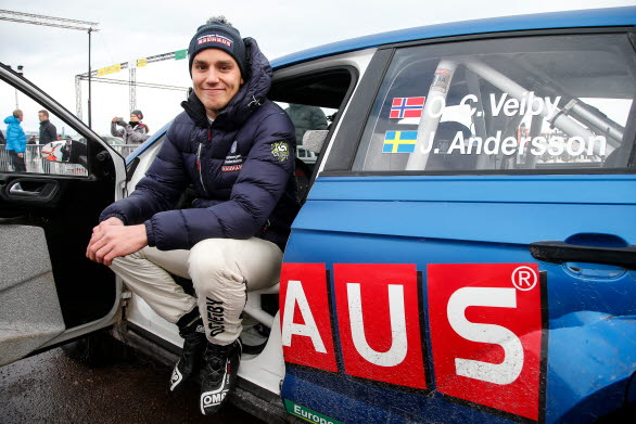 Ole Christian Veiby och co-drivern Jonas Andersson trivs bra i Volkswagen Dealerteam BAUHAUS och kommer att köra även VM-rallyt på Korsika i en Polo GTI R5.