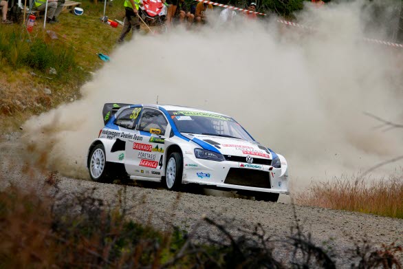 Johan Kristoffersson, Volkswagen Dealer Team KMS, VW Polo. Back-SM Jämtland, 2-3 augusti 2014. 