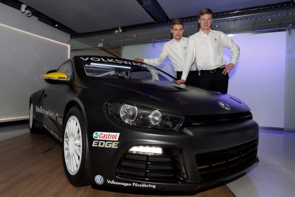 Två av förarna blir rallystjärnskottet Pontus Tidemand och STCC-vinnaren Johan Kristoffersson.