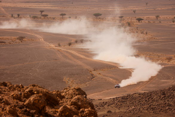 Audi RS Q e-tron E2 redo för första test i Marockorallyt inför Dakar