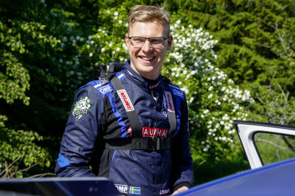 Johan Kristoffersson är på jakt efter sitt andra SM-guld i rally den här säsongen. 