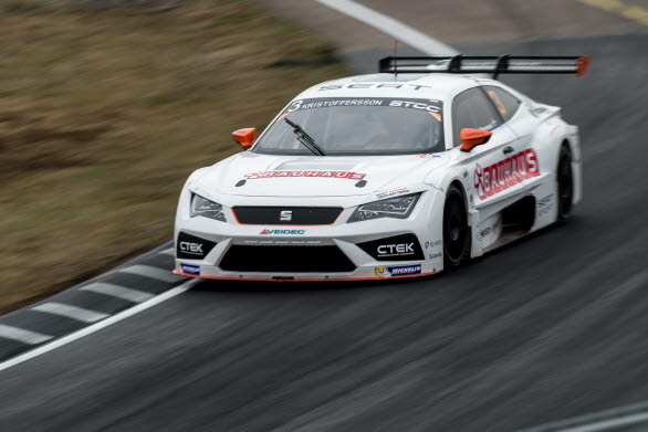 Johan Kristoffersson i SEAT LEON STCC