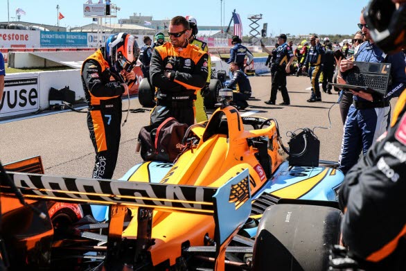 Felix Rosenqvist recently finished as number four in the IndyCar finale at Laguna Seca, California, which placed him eighth in the championship. Photo: Mattias Persson / Motorsport Publication