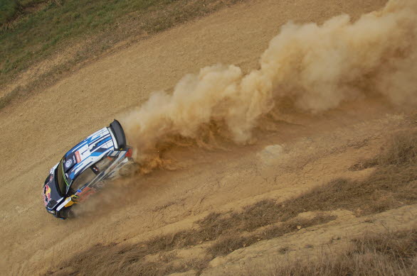 Sébastien Ogier fick kämpa för att vinna Rally Australia.