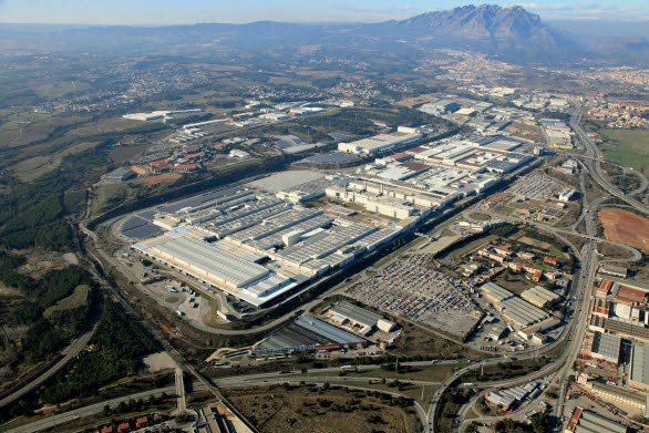 SEAT:s fabrik i Martorell utanför Barcelona.