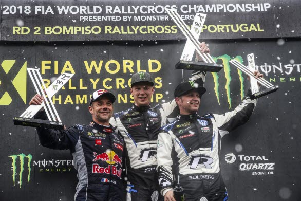 Sébastien Loeb är både kompis och konkurrent till PSRX Volkswagen-stjärnorna Petter och Johan.