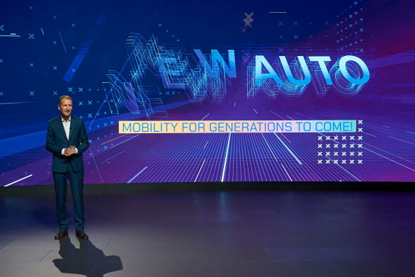 Herbert Diess presenterar Volkswagen-koncernens nya strategi NEW AUTO.