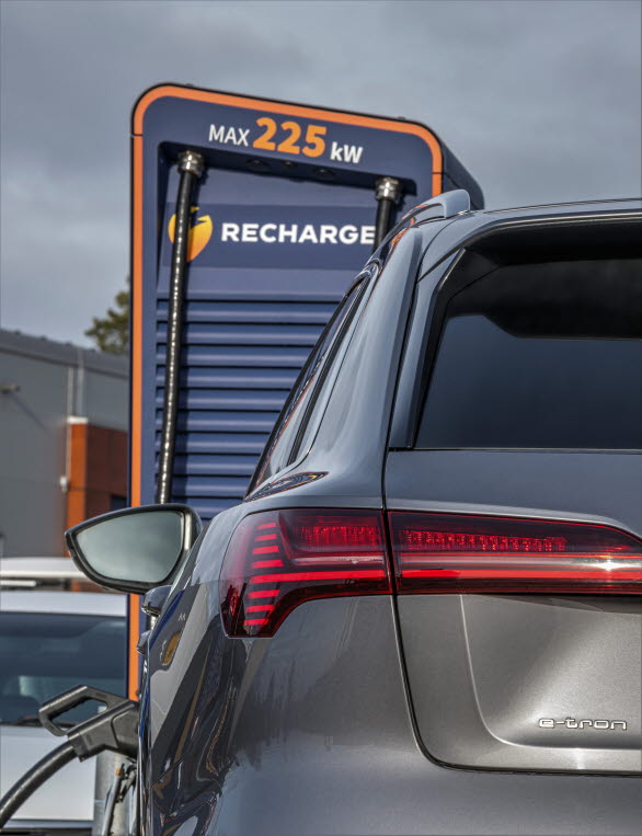 Audi i nytt partnerskap med Recharge