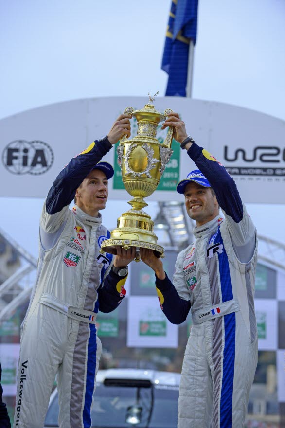 I och med segern i Wales har kartläsaren Julien Ingrassia och föraren Sébastien Ogier vunnit nio tävlingar under 2013!