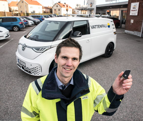 Erik Nolberger, Fordonschef på Vattenfall Services