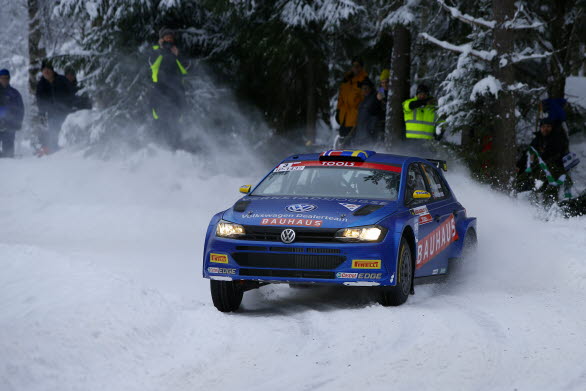 Johan Kristoffersson levererade en prickfri körning i Bergslagsrallyt.