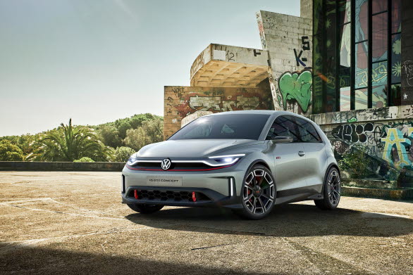 Volkswagens unika konceptbil ID. GTI Concept visas upp på eCarExpo i Stockholm