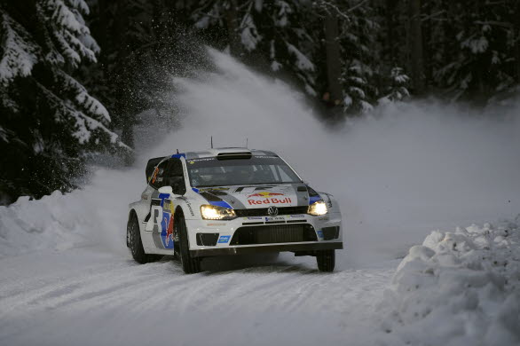 Volkswagen och Sébastien Ogier tog sin första WRC-seger i Rally Sweden förra året.