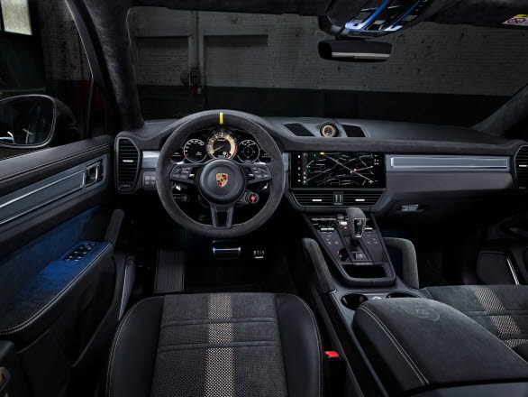 Interiören i nya Porsche Cayenne Turbo GT