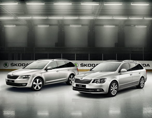 SKODA Octavia Combi och SKODA Superb Combi finns nu att beställa som Tre Kronor Edition. 