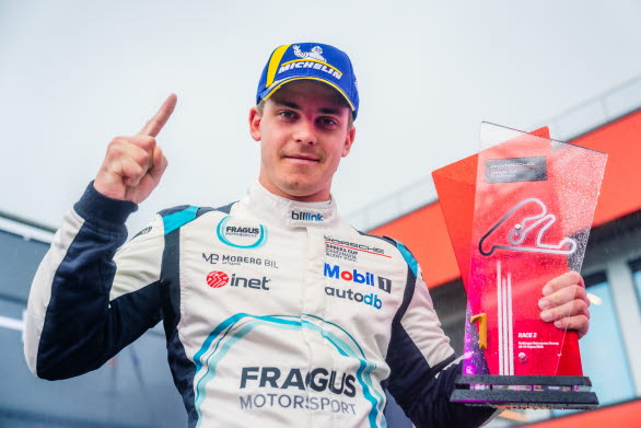 William Siverholm, Fragus Motorsport, är redan korad mästare då han säkrade titeln på Rudskogen Motorsenter i Norge.