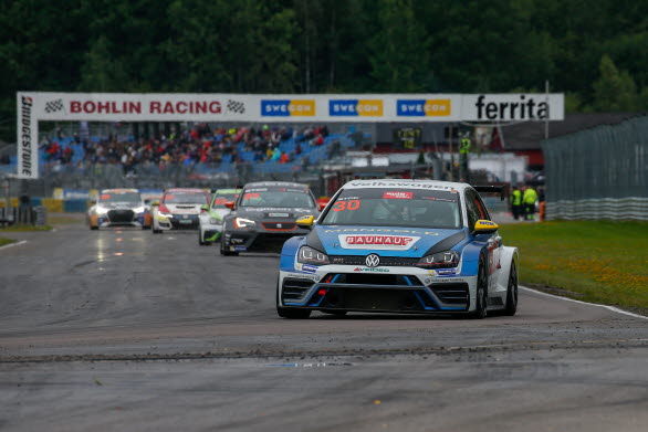 Fredrik Ekblom vann andra STCC-racet på Gelleråsen.