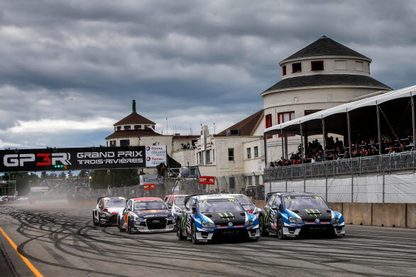 Sida vid sida i finalen, till slut drog Johan Kristoffersson längsta strået före Petter Solberg.