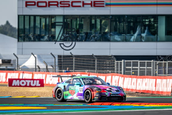 Formel 2-föraren Dennis Hauger från Norge gästar det skandinaviska startfältet i Porsche Carrera Cup Le Mans.