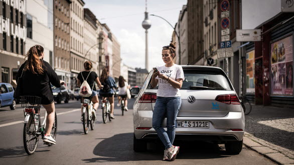 Vanessa är en av dem som redan har testat WeShare i Berlin.