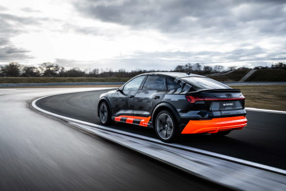 Audi e-tron S prototype med elektrisk torque vectoring