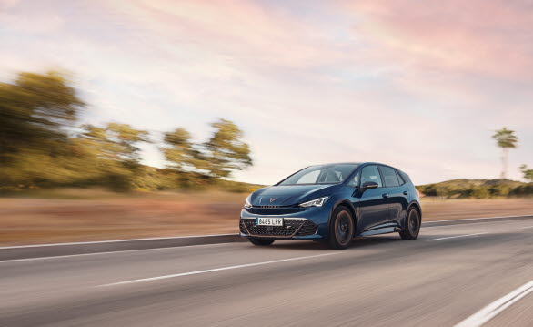 CUPRA Born e-Boost 77 kWh har en räckvidd upp till 545 km enligt WLTP.