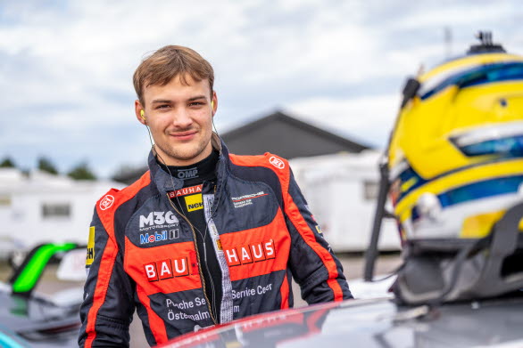 Hampus Ericsson ligger tabelltvåa och är en av de tre förarna som jagar SM-guld på Mantorp Park den 22-23 september.