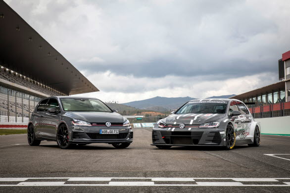 Golf GTI TCR härrör från den framgångsrika racingbilen med samma namn.