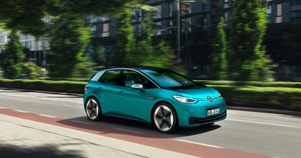 Volkswagens nya elbil ID.3 går att förboka.
