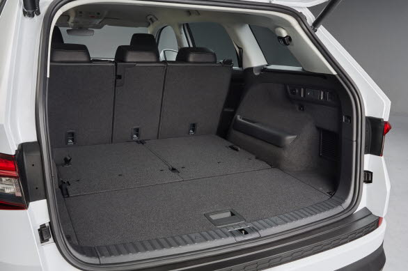 Nya SKODA Kodiaq sväljer 720 liter bagageutrymme.