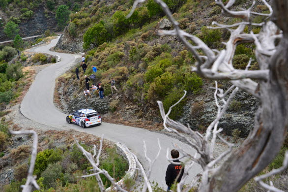 Andreas Mikkelsen kom ännu en gång på pallplats, den sjunde i år.