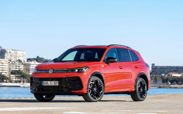 Nya Tiguan erbjuds även som laddhybrid med upp till cirka 12 mils räckvidd.