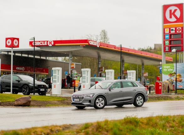 IONITY supersnabbladdare vid Circle K Strömstad. Foto Terje Borudd