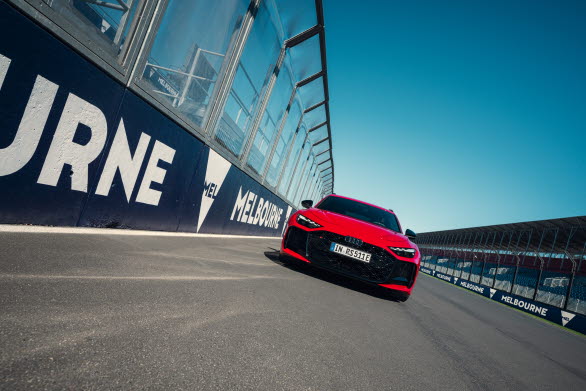 Publik premiär för Audi RS 5 på Albert Park Circuit