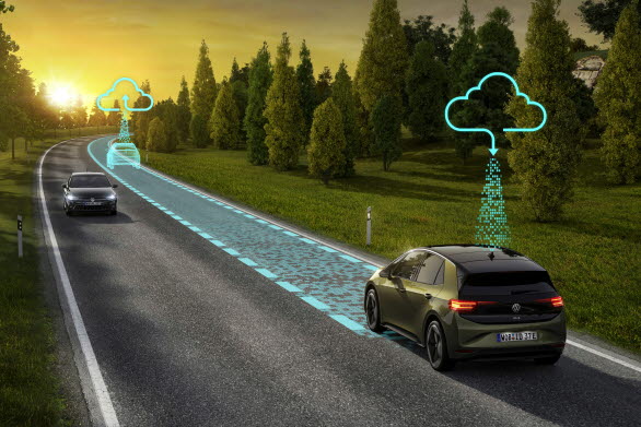 Assistanssystemet Travel Assist med molndata (tillval).