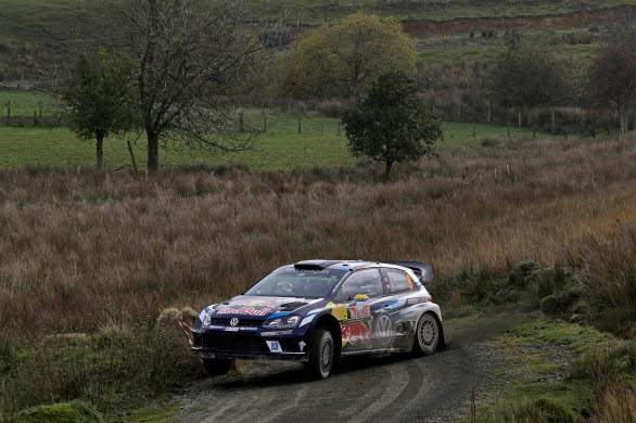 Halt och lerigt är grundförutsättningen i Wales men Andreas Mikkelsen har inga problem med det.