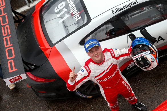 Formelbilsstjärnan Felix Rosenqvist gör åter ett inhopp i Carrera Cup.