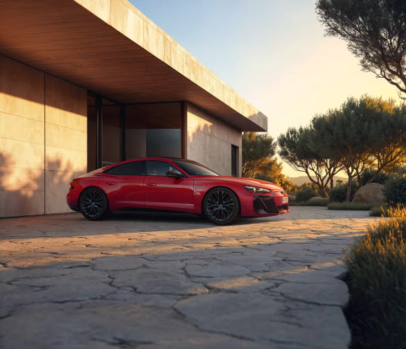 Nya Audi e-tron GT quattro med 430 kW (585 hk), 619 km räckvidd och 320 kW laddeffekt